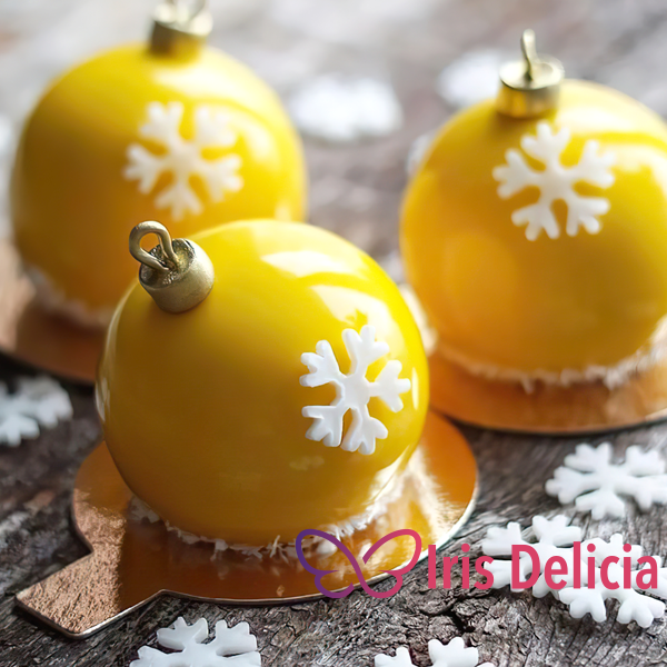 Муссовое пирожное на Новый год №14 фото