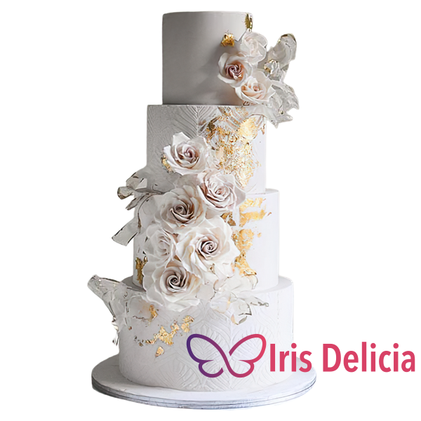 Изображение Свадебный торт №1060 Кондитерская Iris Delicia