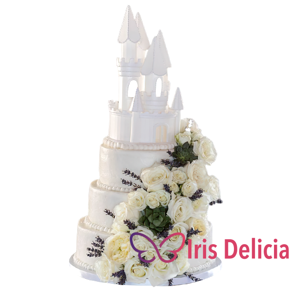 Изображение Свадебный торт Волшебный замок  № 3995 Кондитерская Iris Delicia