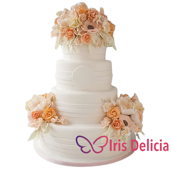 Изображение Свадебный торт Красивый № 12001 Кондитерская Iris Delicia