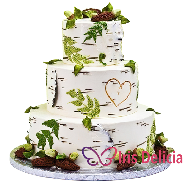 Изображение Свадебный торт Береза № 6234 Кондитерская Iris Delicia