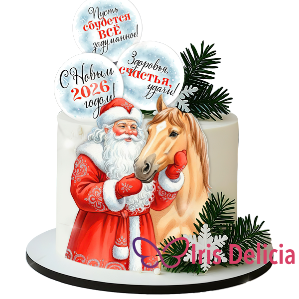 Новогодний торт №1126 фото