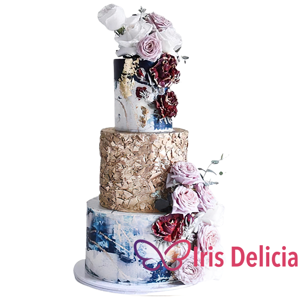 Изображение Свадебный торт №1004 Кондитерская Iris Delicia
