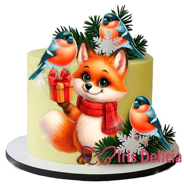 Новогодний торт №1145 фото