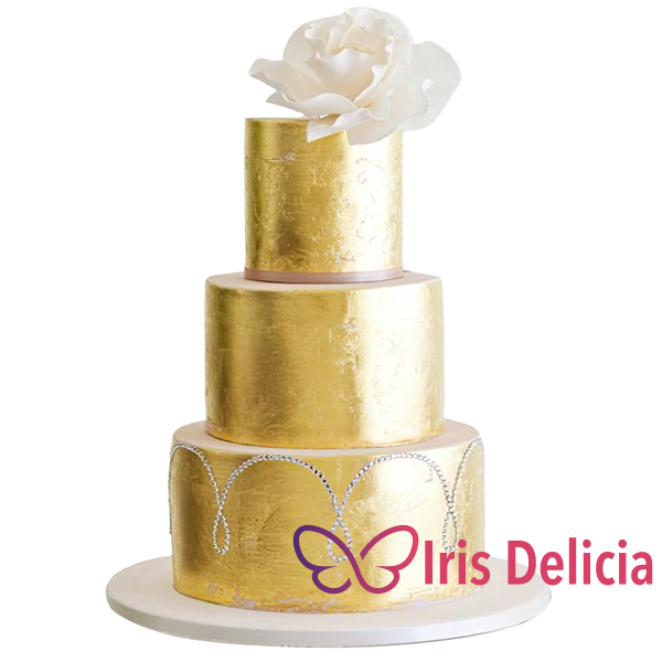 Изображение Свадебный торт Золотое Великолепие Кондитерская Iris Delicia