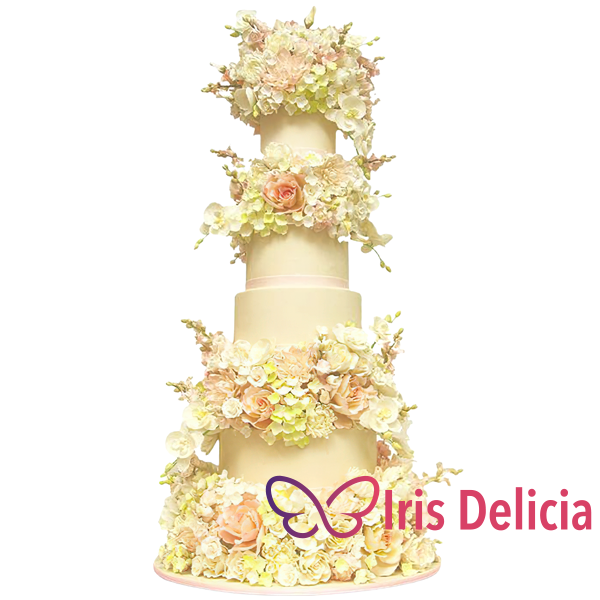 Изображение Свадебный торт № 12074 Кондитерская Iris Delicia