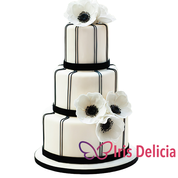 Изображение Свадебный торт Белые Маки Кондитерская Iris Delicia