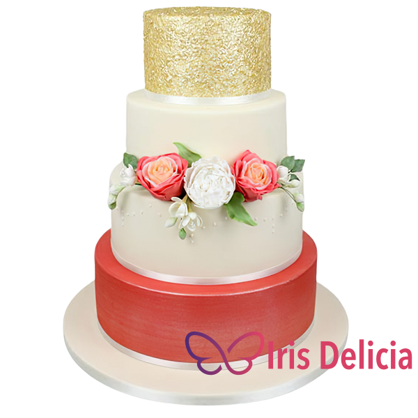 Изображение Свадебный торт №1095 Кондитерская Iris Delicia
