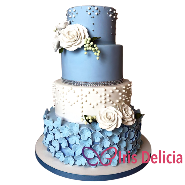Изображение Свадебный торт Воздушный Помпон Кондитерская Iris Delicia