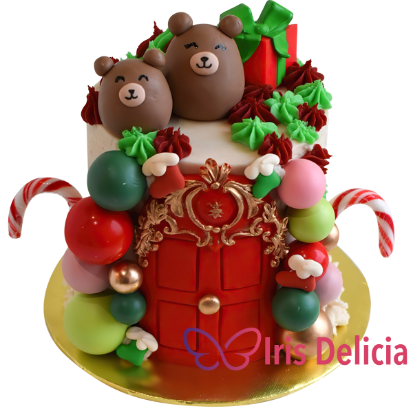 Новогодний торт № 1100 фото