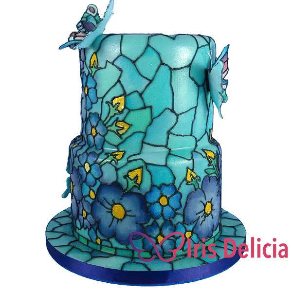 Изображение Свадебный торт Цветочная Мозайка Кондитерская Iris Delicia