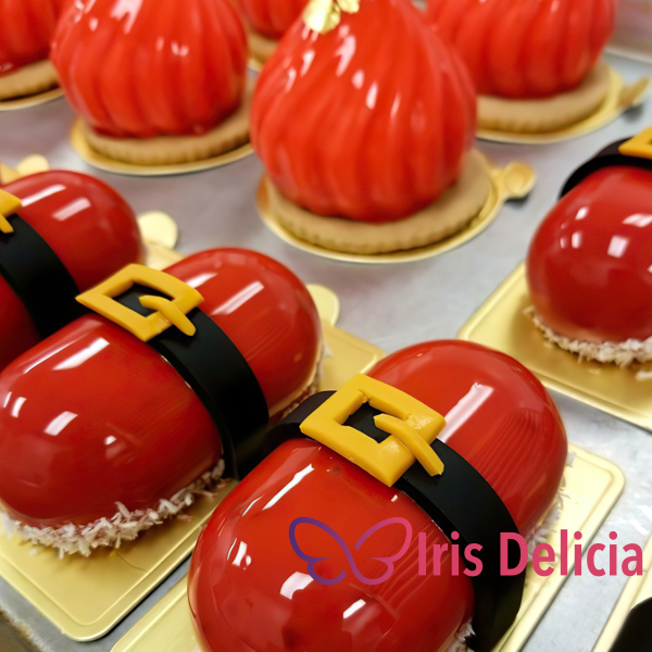 Муссовое пирожное на Новый год №10 фото