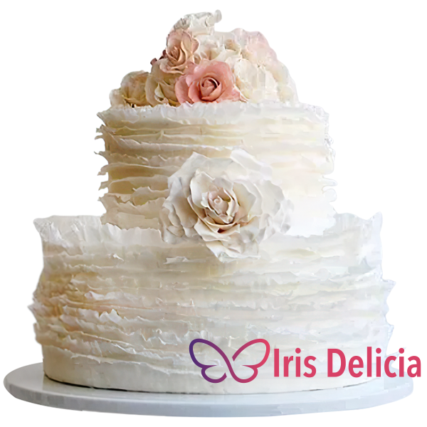 Изображение Свадебный торт Французский бархат № 4248 Кондитерская Iris Delicia