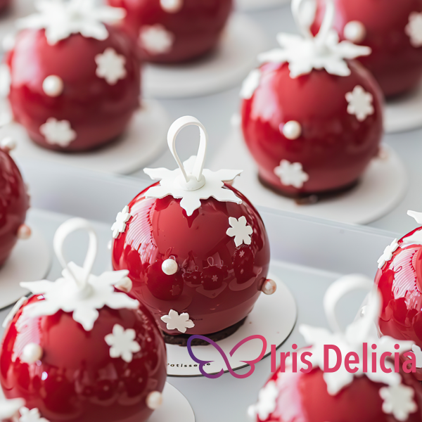 Муссовое пирожное на Новый год №11 фото