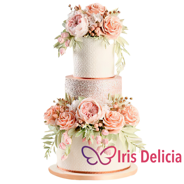 Свадебный торт № 9026 фото