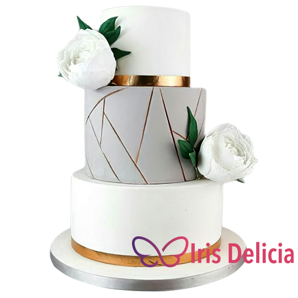 Изображение Свадебный торт №1042 Кондитерская Iris Delicia