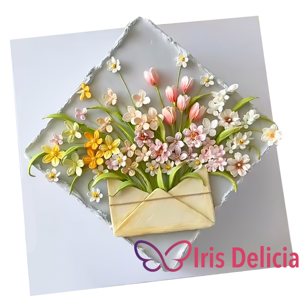 Торт на 8 марта № 5060 фото