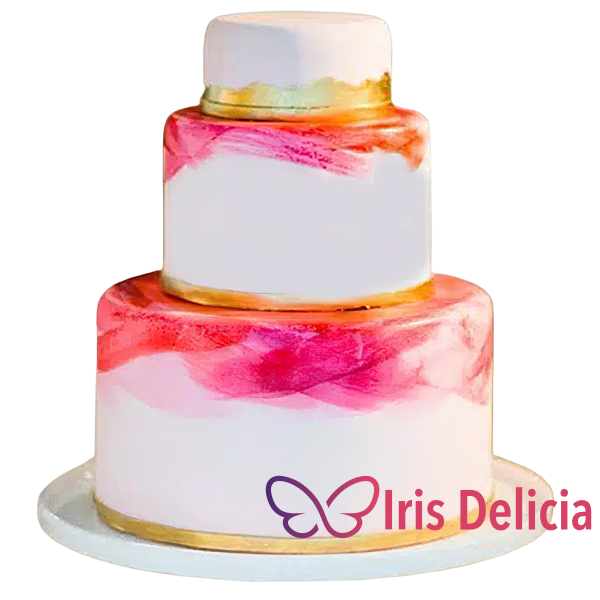 Изображение Свадебный торт Оттенки Розового Кондитерская Iris Delicia