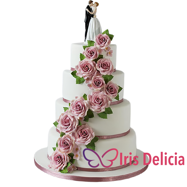Изображение Свадебный торт №1102 Кондитерская Iris Delicia