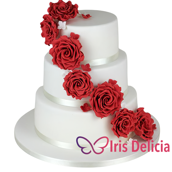 Изображение Свадебный торт №1098 Кондитерская Iris Delicia