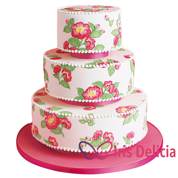 Изображение Свадебный торт Цветы Счастья Кондитерская Iris Delicia