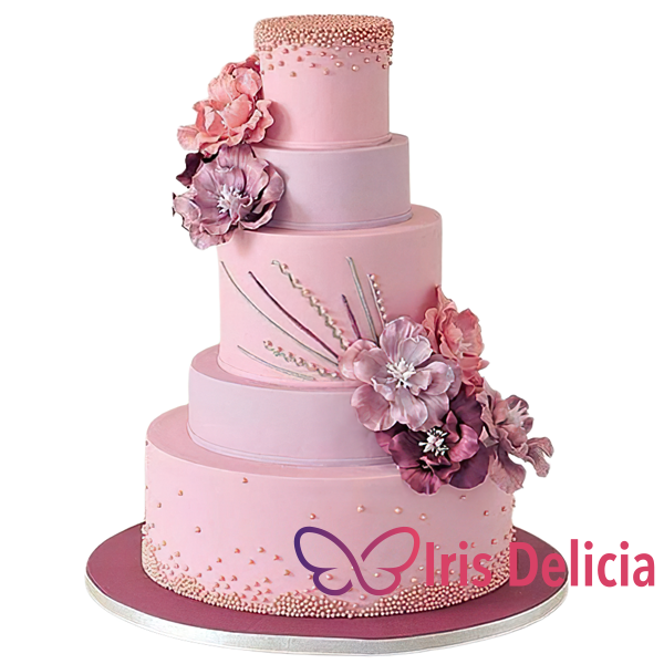 Изображение Свадебный торт № 1017 Кондитерская Iris Delicia