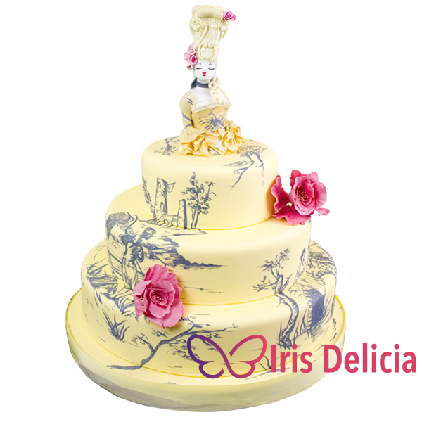 Изображение Свадебный торт Царица цветов № 3050 Кондитерская Iris Delicia