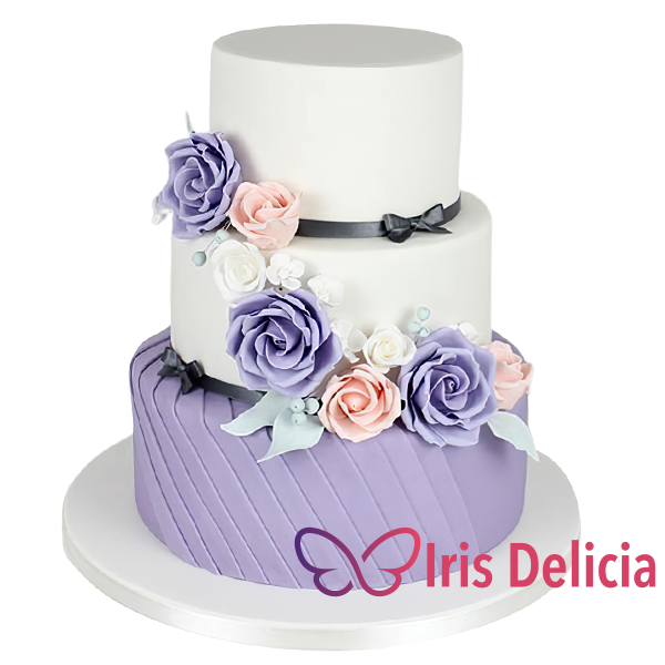 Изображение Свадебный торт №1101 Кондитерская Iris Delicia