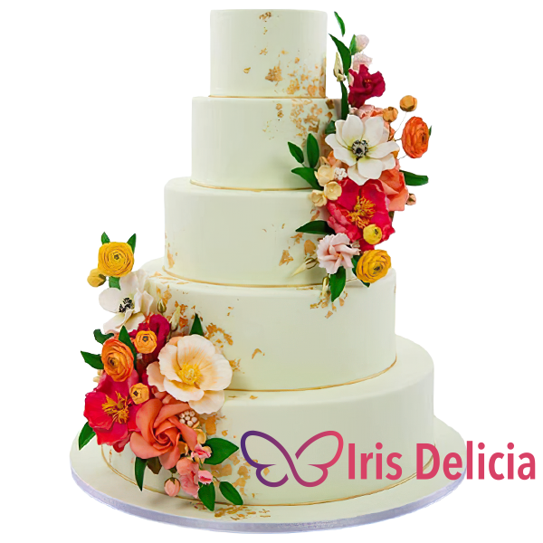 Изображение Свадебный торт №1016 Кондитерская Iris Delicia