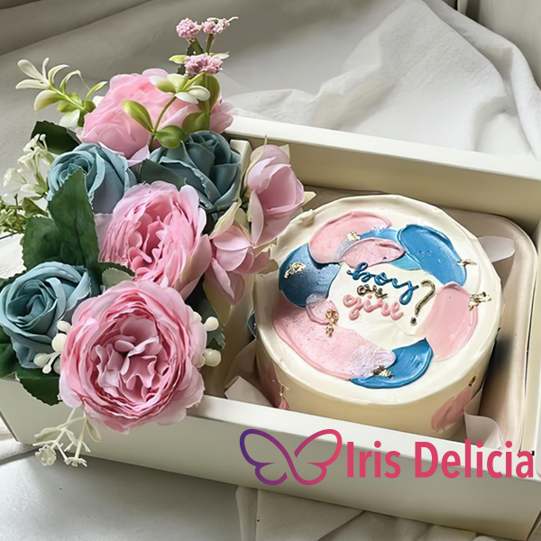 Набор бенто торт с цветами №13 фото