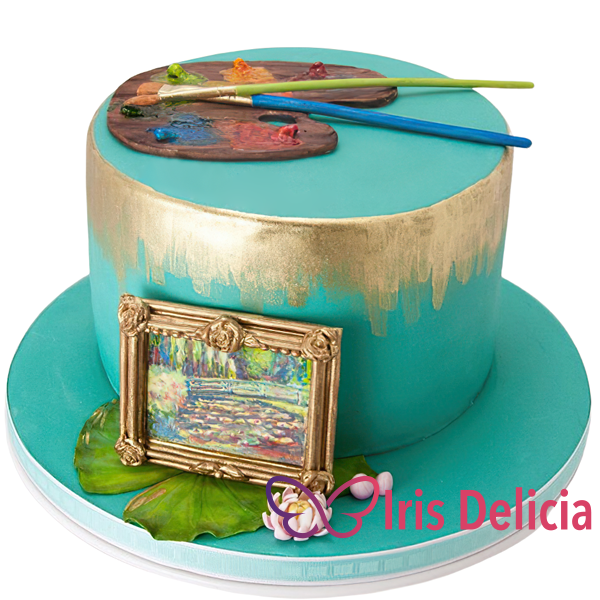 Изображение Праздничный торт Художественный эскиз № 3123 Кондитерская Iris Delicia