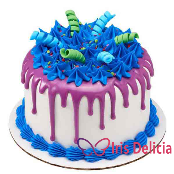 Торт спираль. Торт спираль из искусственных цветов. Купить торт в Хотьково недорого.